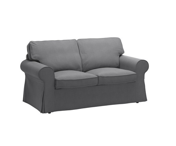 Stoffsofa 2-Sitzer Schwarz Mieten Berlin | Couch- Verleih | Sofa aus Stoff Günstig Mieten
