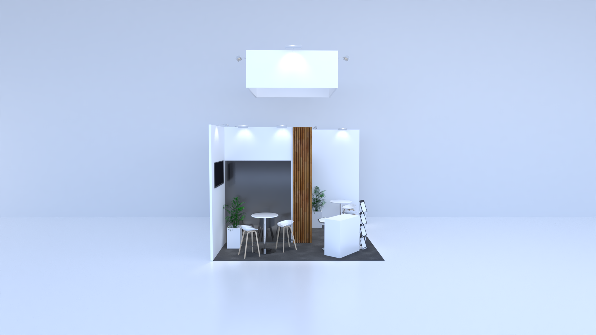 Messestand Frankfurt 4.5x4.5m | Messebauer Berlin