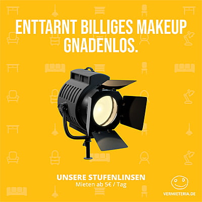 Stufenlinse ARRI 1000 Plus mieten Berlin | Lichttechnik-Verleih | Messebau & Mietmöbel